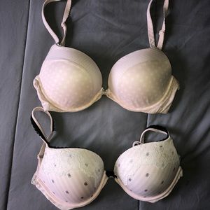 💕2 38B VS Body by Victoria Push-up Bras!Rare size